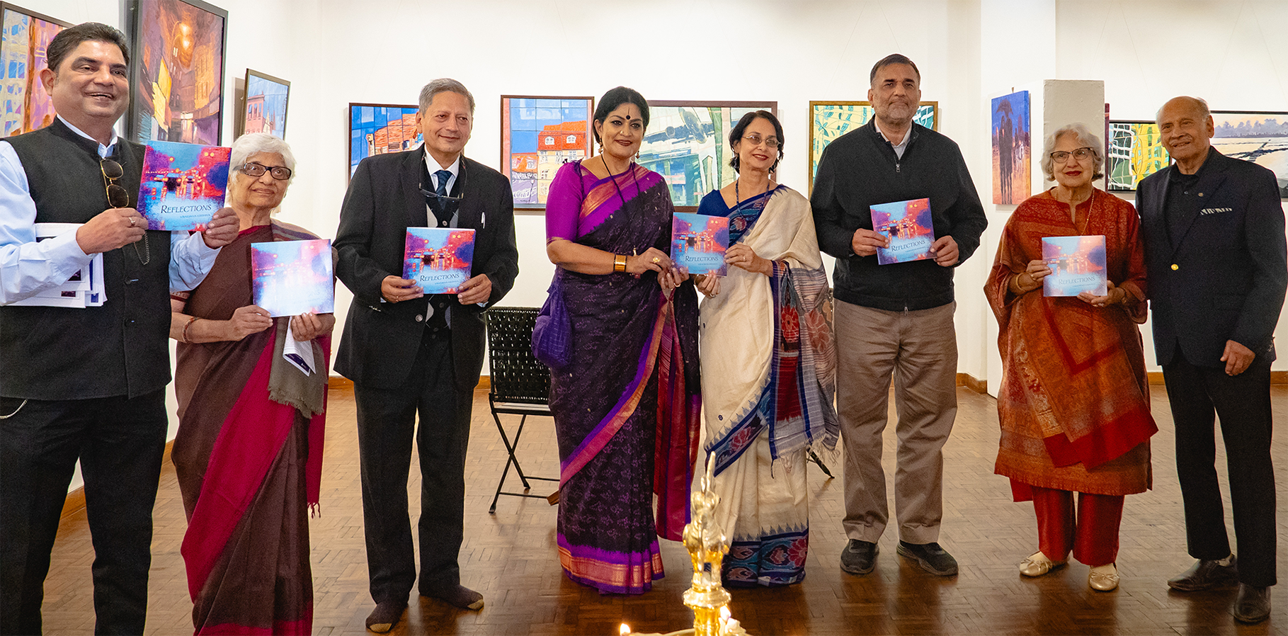 Vandana Krishna exhibition opening