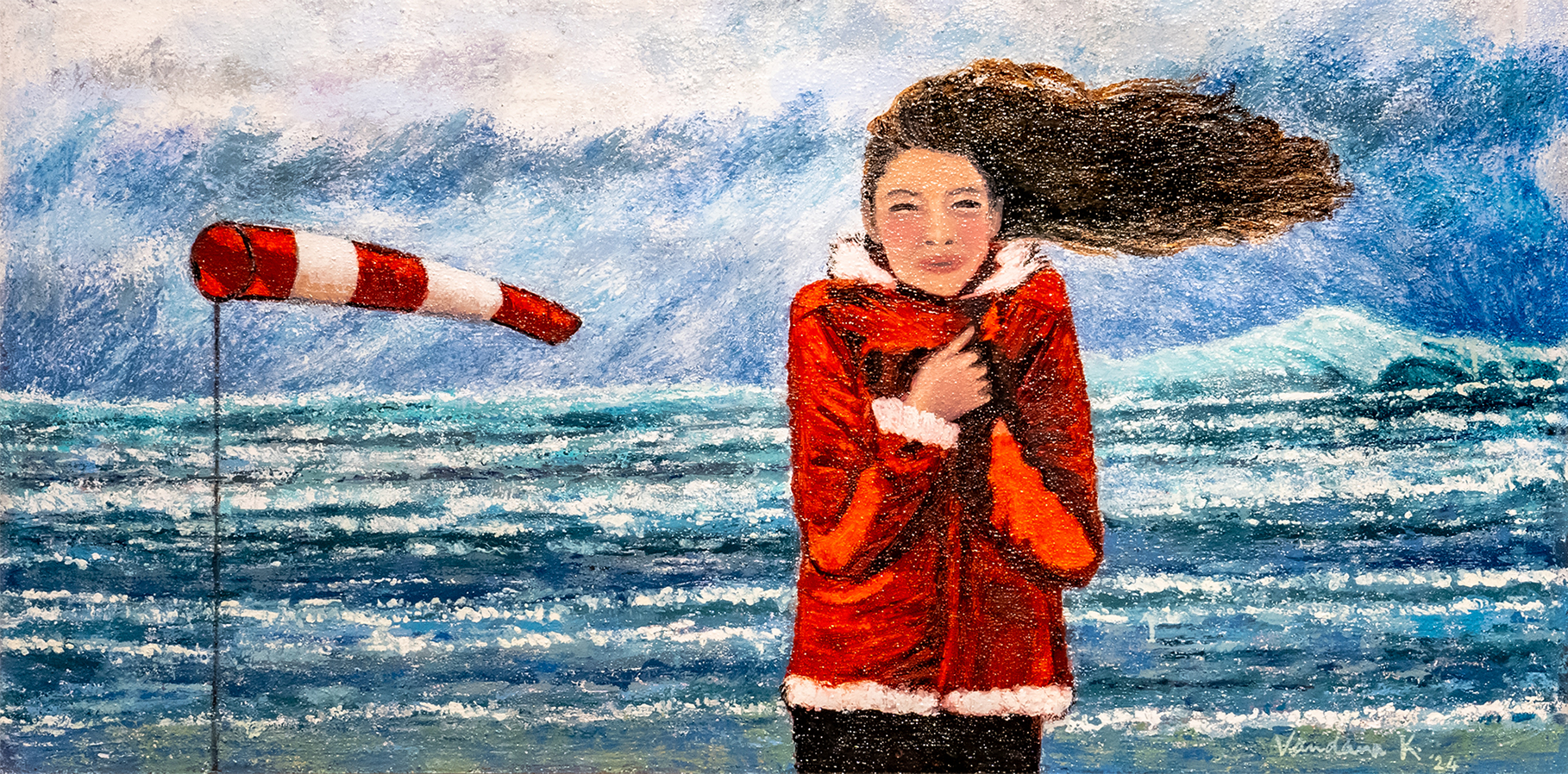 Featured canvas by Vandana Krishna